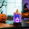 thumbnail image 4 of Huanglei Halloween Skeleton Candle Light Flameless LED Tabletop For Party Requires 2 AA Batteries (Not Included), 4 of 6