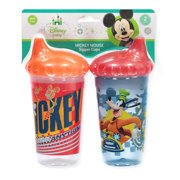 Disney Mickey Mouse Clubhouse Slim Sippy Cups, Red/Blue, 2 Count