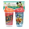 Disney Mickey Mouse Clubhouse Slim Sippy Cups, Red/Blue, 2 Count