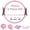 Pink 5-Piece Set, variant on Pilates Yoga Set, Pilates Ring Yoga Ball Stretch Strap Resistance Bands Yoga Socks Home Fitness Training Kit for Full Body Shaping