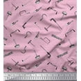 thumbnail image 1 of Soimoi Pink Velvet Fabric Square & Tools Hardware Print Sewing Fabric Yard 58 Inch Wide, 1 of 5