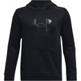 thumbnail image 1 of Sudadera con capucha Under Armour Armour Fleece Big Logo para niños - Negro, 1 of 3