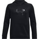 thumbnail image 1 of Sudadera con capucha Under Armour Armour Fleece Big Logo para niños - Negro, 1 of 3