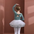 thumbnail image 4 of YTDSCS 3-11Y Kids Girls Dance Outfit//Toddler Dance Leotards//Long Sleeve Leotards for Girls//, 4 of 10