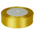 thumbnail image 2 of SUSUchens 1Inch Wide Color Satin Ribbon Sewing 25Yards Wedding Birthday Party Supply Decor Golden, 2 of 13