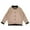 Beige, variant on Coerni Girls Button Up Sweaters Contrast Trim Long Sleeve Cable Knit Cardigans Fall Winter Vintage Casual Kids School Uniform Cardigan