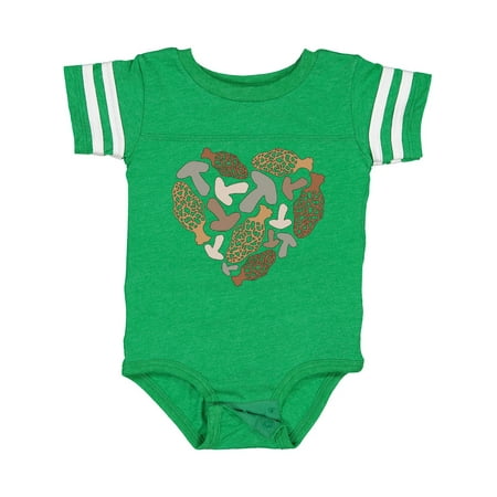 

Inktastic Mushrooms and Morels in a Heart Shape Boys or Girls Baby Bodysuit