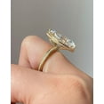 thumbnail image 4 of 2Ct Radiant Cut Simulated Diamond Women's Weddings Gift Ring 14K White Gold Plated, 4 of 5