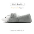 thumbnail image 2 of Womens Fox Fleece Animal Cozy House Fuzzy Slippers Indoor Outdoor Vacation Slippers for Women Warm Home Shoes（7-8）, 2 of 6