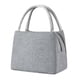 thumbnail image 5 of Grey Lunch Bag with Large Capacity Made of Oxford Cloth for Storage Perfectly Fits Lunchbox Snacks 1Pc, 5 of 5