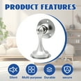 thumbnail image 4 of ZHZFKQ Door Stoppers Bottom Punch-Free Magnetic Stopper Matching Film Screws sliver, 4 of 7