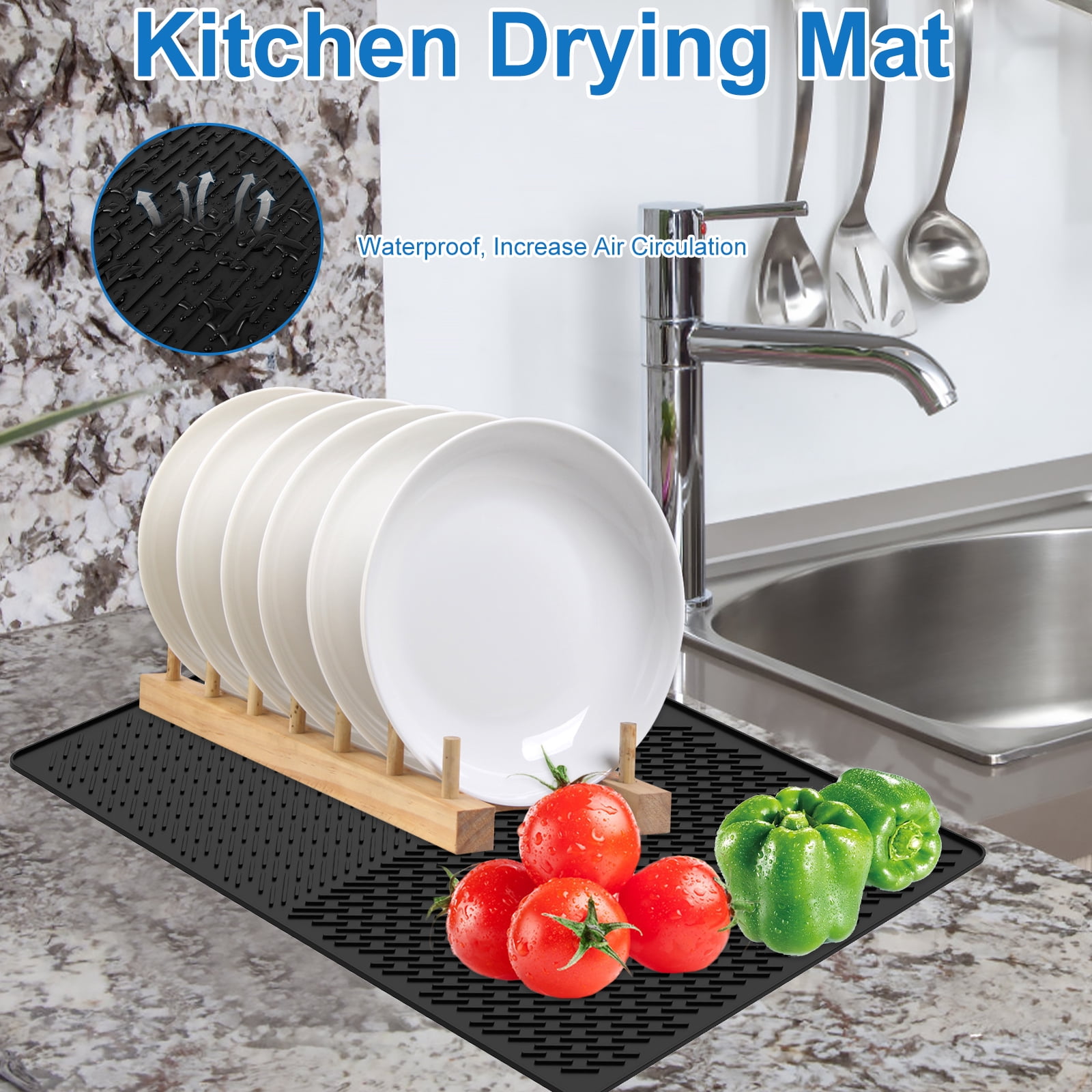 Lzvxtym Stove Top Cover, Silicone Stove Top Cover Heat Resistant Glass Stove Mat for Electric Stove, 28×20 Inch, Black