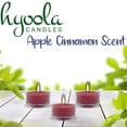 thumbnail image 2 of Hyoola, 6 Hour Apple Cinnamon Scented Tealight Candles Red Color 15 Pack, 2 of 4