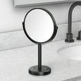 thumbnail image 2 of Gatco Latitude II Table Vanity Mirror, Matte Black, 2 of 4