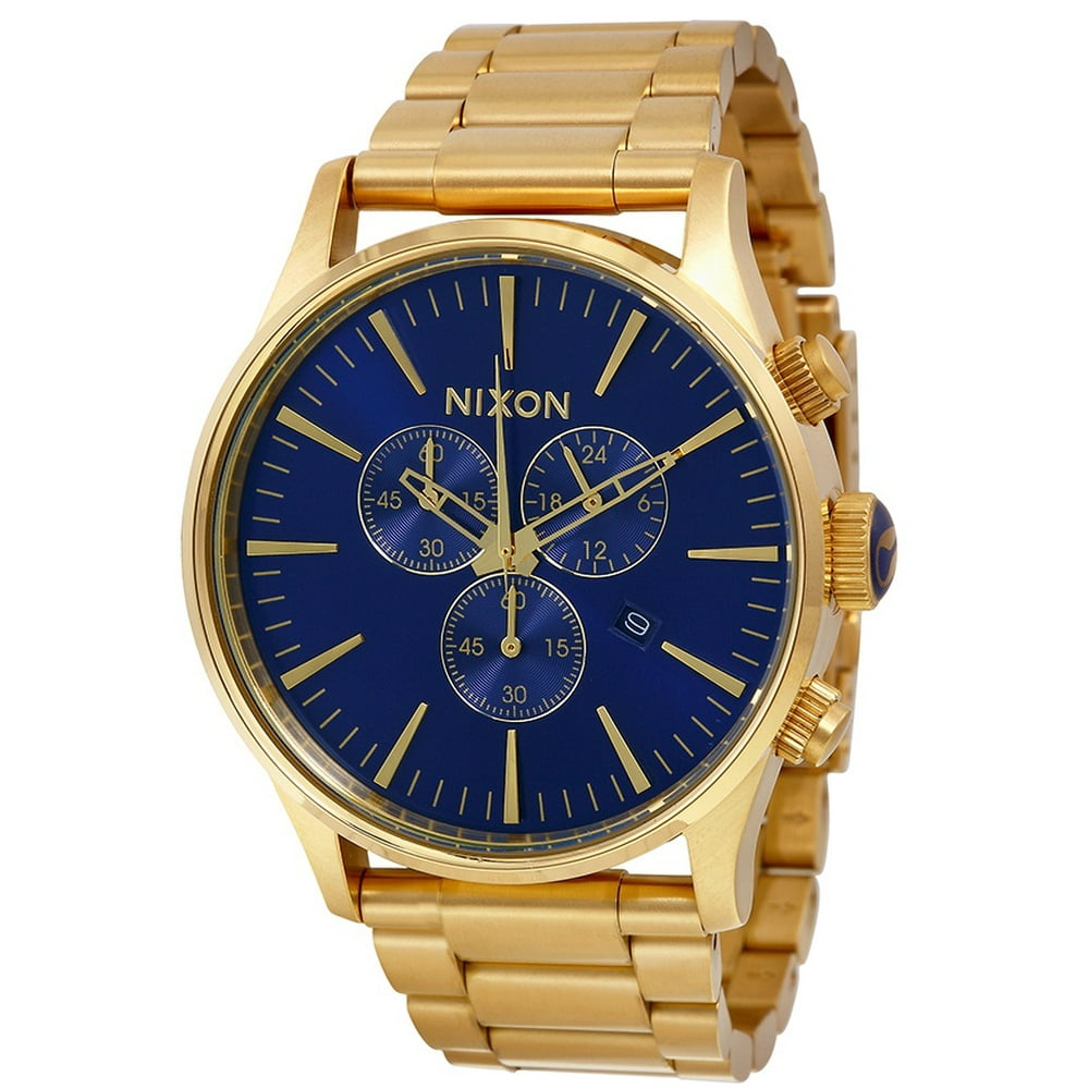 Nixon - Nixon Men's Sentry Chronograph l Gold-tone Watch A3861922
