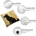 thumbnail image 4 of COMIO Cabin Wolf Pillow Case 2-Pack Short Plush Pillowcase (Universal 1) White, 4 of 6