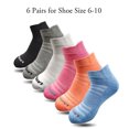 thumbnail image 2 of Lavencious Cushioned Low Cut Sport Ankle Athletic Socks for Women, 6 Pairs, For Women Shoe Size 6-10(Multi-Color), 2 of 11
