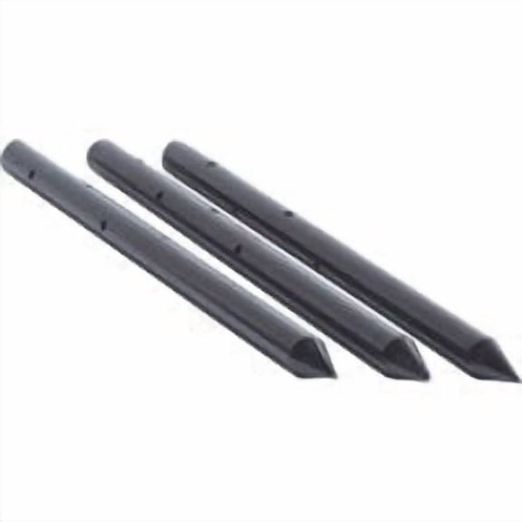 Grip Rite Round Steel Stakes With Holes 3/4" X 36" Case of 10