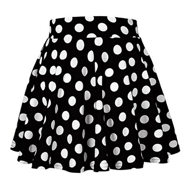 Gibobby faldas para mujer elegante media falda cuadrada para mujer(Negro, L)