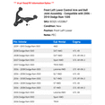 thumbnail image 2 of Front Left Lower Control Arm and Ball Joint Assembly - Compatible with 2006 - 2010 Dodge Ram 1500 2007 2008 2009, 2 of 2