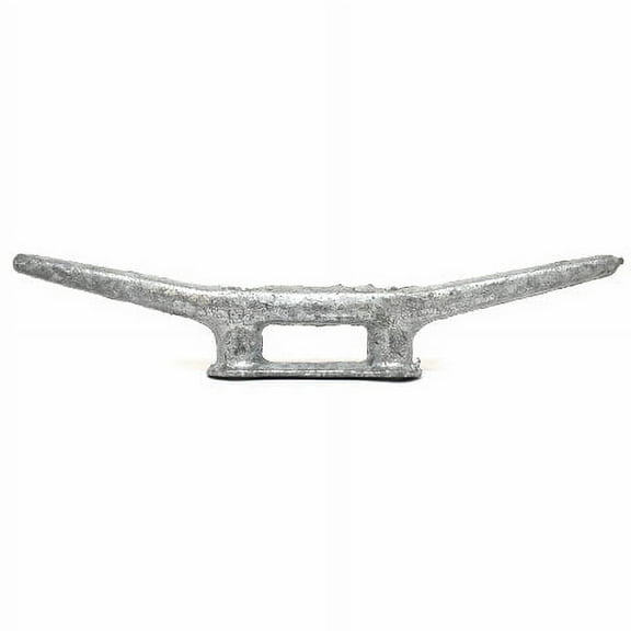 Boat Dock Cleat | 12 x 2 1/2 Inch Silver Galvanized Steel