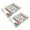 Stainless steel, variant on MOMOJIA 2pcs Silicone Ironing Pad Heat Resistant Iron Rest Mats NonSlip Bottom Hot Iron Storage Solution For Small Space Use