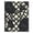 Black, Pattern 2, variant on ODIKA 4' x 6' Machine Washable Non-Slip Area Rug, gothic geometric High Traffic Rug, Black, 980545