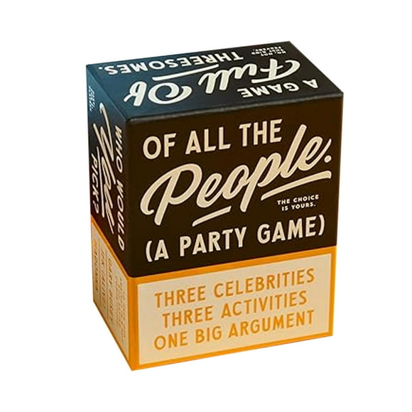 Brass Monkey Of All The People Social Party Game With Game Card Prompts Of Assigning Celebrities To Random Activities Toys