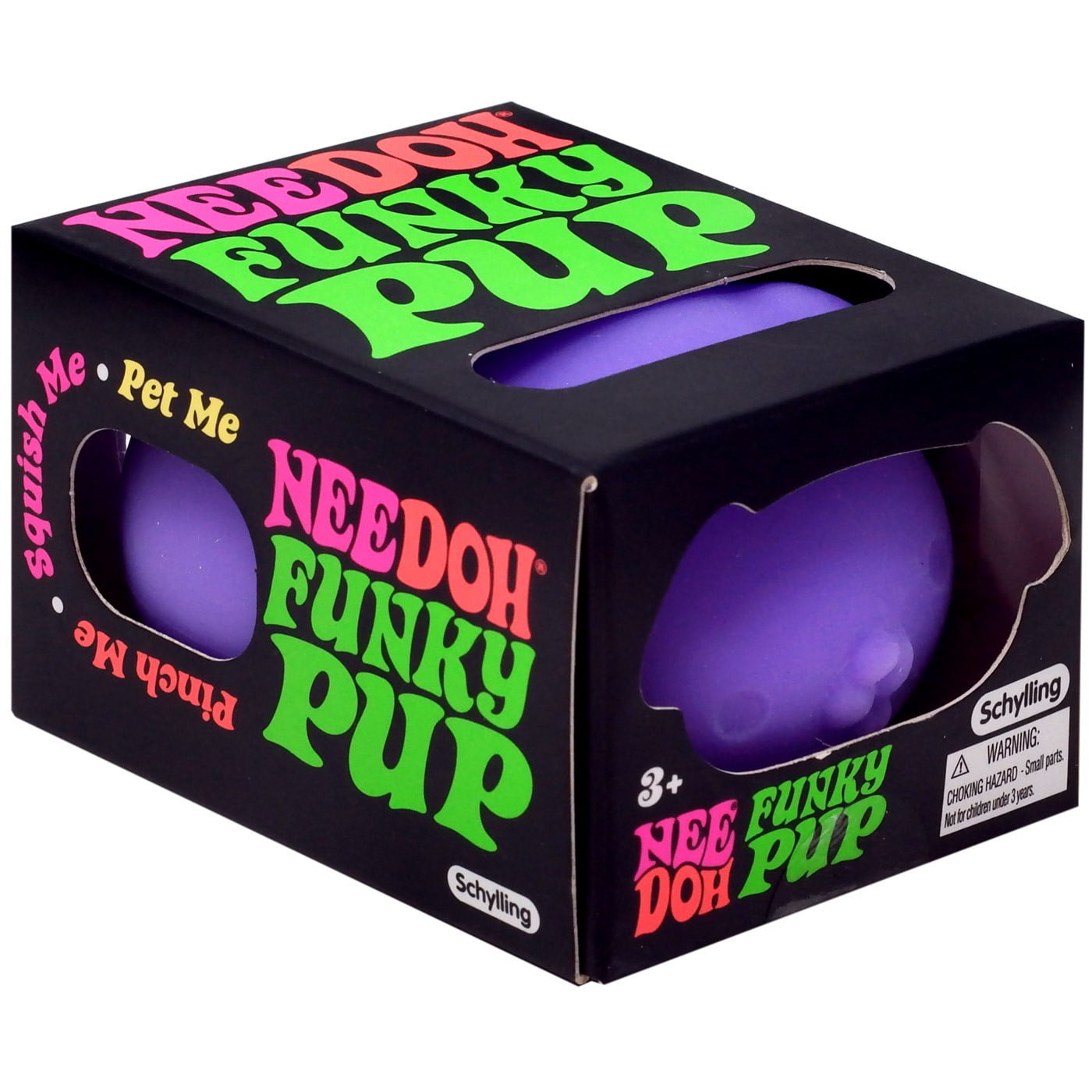 NeeDoh Funky Pup Purple Small Stress Ball
