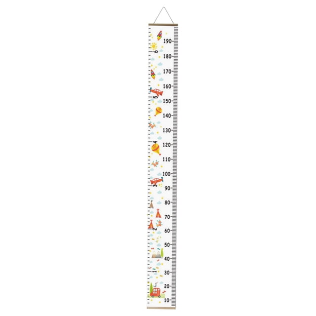 TIELUTT Growth Chart For Kids Canvas Height Chart Ruler Removable Hanging Wall Ruler Measurement Corner Fence Post Bracket Woodworking Punch Locator 4ft Metal Fence Post Survey Marker T Posts for Fen