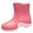 Pink, variant on AUXDIQ Wellington Boots Women Mid-calf Wellies Waterproof Rain Boots Outdoor Garden Shoes Black 2.5 UK