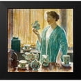 thumbnail image 2 of Hassam, Childe 20x20 Black Modern Framed Museum Art Print Titled - Strawberry Tea Set, 2 of 5