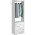 thumbnail image 4 of Easy Track PH32-TR 25-1/8" Wide Elite Closet Organizer System - Truffle, 4 of 7