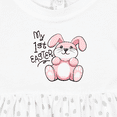 thumbnail image 4 of Inktastic My 1st Easter Cuddly Pink Bunny Girls Baby Dress, 4 of 5