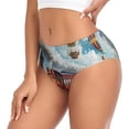 thumbnail image 2 of Fotbe Red Train Hot Air Balloon Calzones Estampados para Mujer – Ropa Interior de Algodón, Cómoda, Suave y Elástica-Small, 2 of 6