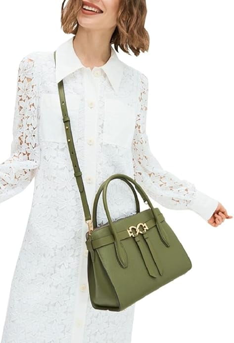 product image kate spade new york Toujours Medium Leather Satchel, Lichen