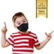 thumbnail image 2 of Cubrebocas Deportivo Infantil Facex American Lavables de tela 5 capas de tela protectoras Diseño 3D Negro, 2 of 2