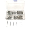 thumbnail image 1 of 175Pc SPLIT PINS Cotter Fixings Set Assorted Sizes Zinc Plated Steel Hard Case, 1 of 6