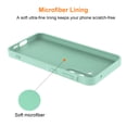 thumbnail image 6 of For Samsung Galaxy A55 5G Phone Case, Ebizware Shockproof Liquid Silicone Case Full-Body Protective Rugged Rubber Slim Cover with Microfiber Lining for Galaxy A55 5G (Mint Green), 6 of 9