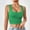 *Green, variant on ClodeEU Women's Solid Color Slim Fit Cropped Sleeveless Sports Tank Top,Casual Athletic Crop Tops Black,Womens Plus L