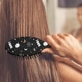 thumbnail image 3 of Cute Halloween Elements Pattern Hair Brush,Girls Detangling Hair Brush,Glide Through Tangles with Ease for Wet & Dry Hair,8.8"X2.8", 3 of 7