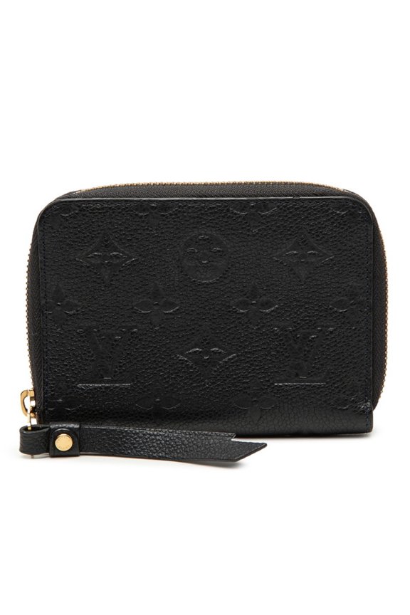 Pre-Owned Louis Vuitton Monogram Empreinte Portefeuille Secret Compact Bi-fold Wallet M93430...