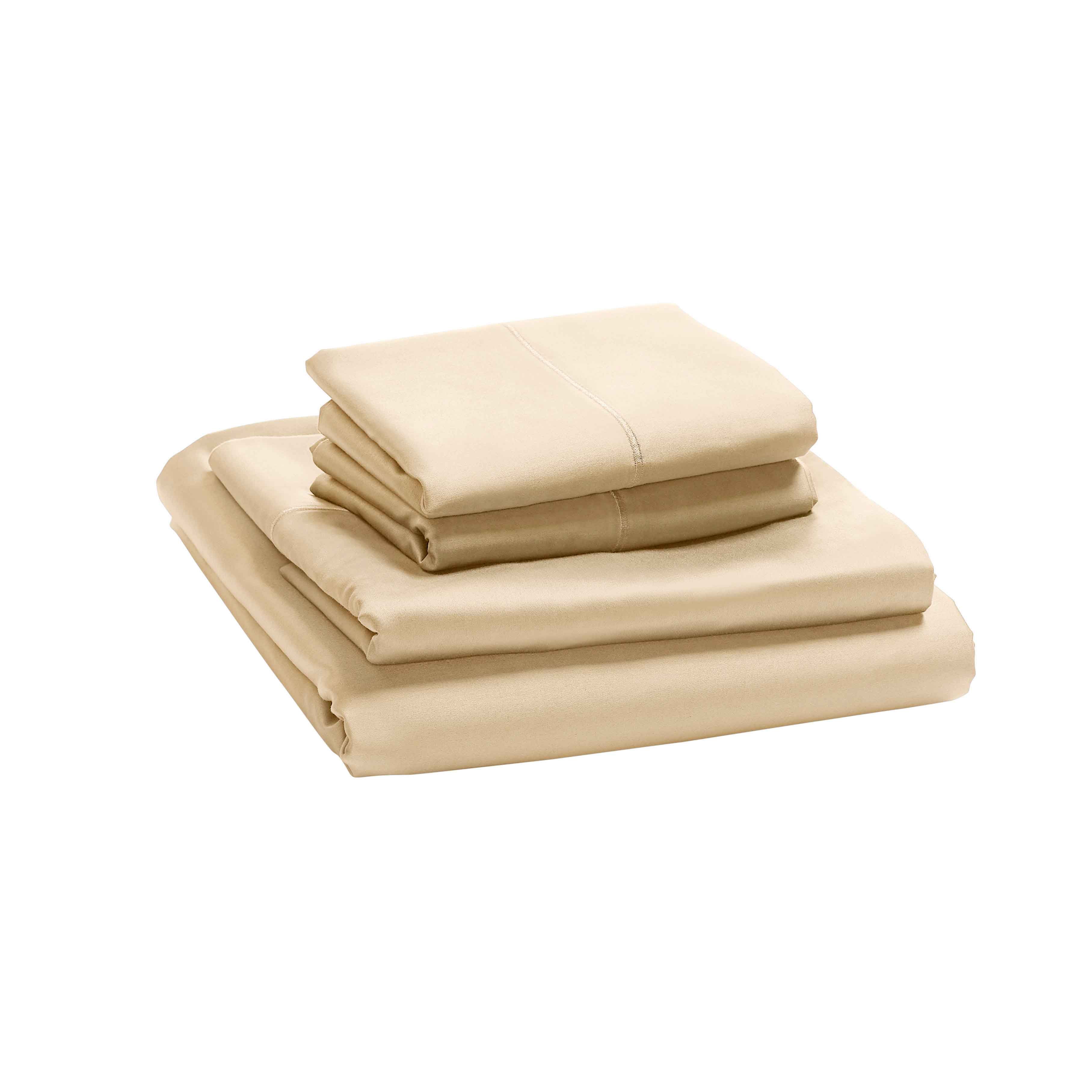 UK Bedding Set Collection 1000 Thread Count Egyptian Cotton UK-Sizes Ivory Solid