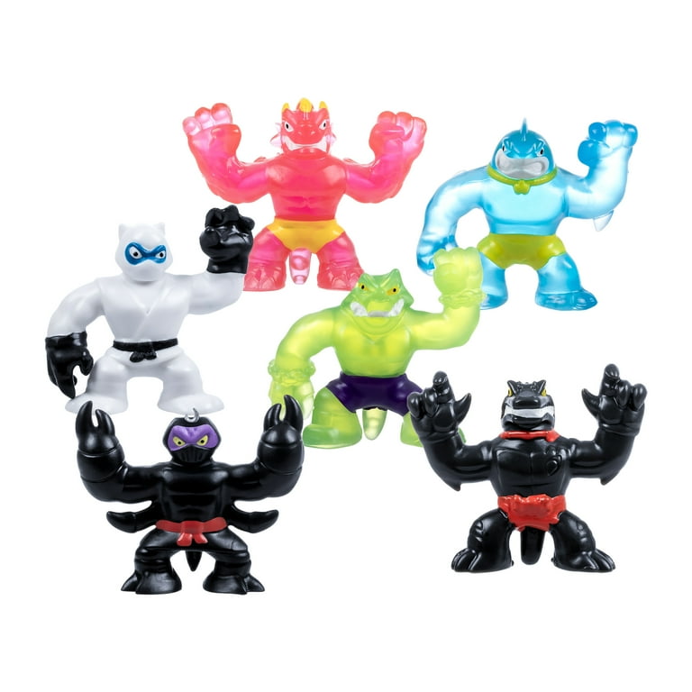 Heroes of Goo Jit Zu Minis Mega 6 Pack 2.5 inch Mini Heroes Ages 4