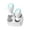 White, variant on True Wireless Earbuds Bluetooth 5.3 Headphones 45H Long Playtime, Wireless Charging Case, IPX8 Waterproof Stereo Earphones, Built-in Mic Calls, Headset Premium Deep Bass 32 Preset EQs via APP,Purple