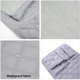thumbnail image 4 of Soporte de control remoto para sofá con 5 bolsillos para silla, sillón, carrito para teléfono inteligente, libro, revistas, iPad (gris) Xemadio WLJ-3250, 4 of 5