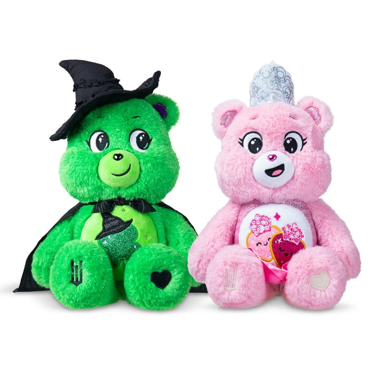 Care Bears x Wicked 2-Pack - Love-a-Lot Bear as Glinda & Good Luck Bear as Elphaba