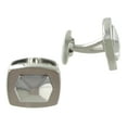 thumbnail image 3 of Rochet Cufflinks Stainless Steel Geometric Industrial Hexagon, 3 of 4