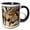 Black/White, variant on 3drose, Cute Zebras Standing Together Nature Photography, 15oz Mug