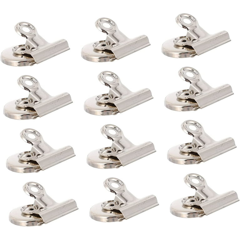  NUOBESTY 45 Pcs Magnet clamp Calendar Magnet Clip Locker  Magnetic Clip Refrigerator Magnets Clips Mini Fridge Accessories Photo  Clips for Pictures Stainless Steel Household Notebook : Office Products